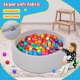 thumbnail image 4 of Piscina de bolas de espuma Wilwolfer para niños pequeños con 100 bolas, tamaño grande, 4 of 5