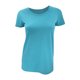 thumbnail image 1 of Bella - Camiseta de manga corta Modelo Triblend para chica/mujer con cuello redondo (Aqua Jaspeado), 1 of 1