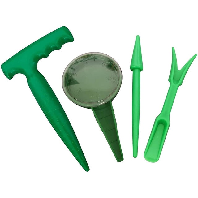 Seeder Tool Succulent Transplanting Tools Seed Sowing Garden Tools Seed Sower for Multiplication Planting Set - Sower Planter Punch Seedling Green