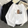 thumbnail image 1 of Tres Osos Sentados Impresos Tops Más Sudaderas De Terciopelo Con Capucha Ropa De Pareja Manga Larga Otoño Invierno Streetwear Chaquetaspangjing, 1 of 4