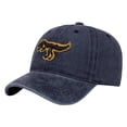 thumbnail image 2 of CYRBOKO Cotton, Adjustable Breathable Cotton Sun Protection Baseball Caps for Kids Navy Size 2-6 T, 2 of 5