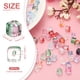 thumbnail image 2 of Uxcell 200 Pcs Cuentas de Cubo de Cristal, 7mm Transparentes Cuentas Cuadradas Facetadas para Manualidades de Joyería DIY Pulsera Aretes Collar, Verde Pavo, 2 of 6