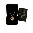 thumbnail image 1 of Collar Mujer De Corazón Con Baño De Oro, 1 of 4