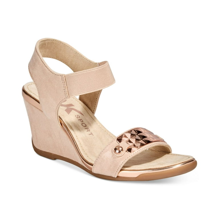 Womens AK Anne Klein Sport Latasha Comfort Wedge Sandals