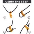 thumbnail image 5 of 5mm Reflective Cord Tent Guide Rope with Aluminum Adjuster,for Camping Hiking Awning, Black, 6PCS, 5 of 5