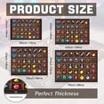 thumbnail image 3 of Block Game Rug Teen Boys Carpet with Pixel Game Items Decoration Mat, Block Game Rugs for Boy's Bedroom Bathroom Living Room Playroom, Non-Slip Children Gaming Area Rugs (Brown, 63" x 47"), 3 of 7