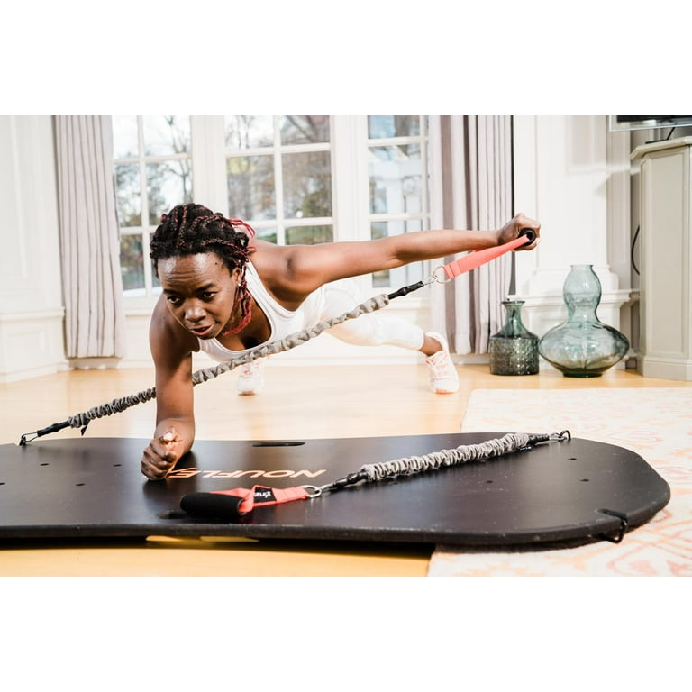 NouFlex Core Strengthening Exercise Fit Board Total Body Fitness Equipment with Resistance Bands Walmart