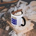 thumbnail image 5 of 3dRose, Pivot Pivot Pivot Blue, 11oz Two-Tone Black Mug, 5 of 7