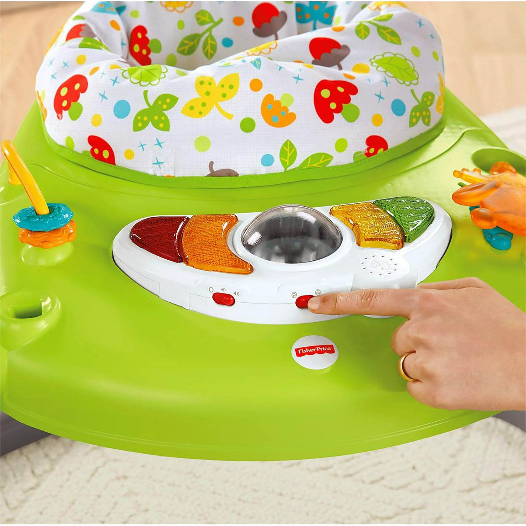 Fisher Price CBV62 Woodland Friends Space Saver Jumperoo Toy Walmart