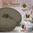 thumbnail image 3 of Fundas para Reposacabezas London Linens Nogal Microfibra 4 Unidades, 3 of 7