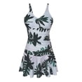 thumbnail image 4 of Summer Savings Clearance! Edvintorg Plus Size Tummy Control Swimsuit Womens Printing Bikini Push-Up Pad Swimwear Swimsuit Beachwear Tankini Tank Top With Boyshorts, 4 of 5