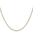 thumbnail image 7 of Auriga Fine Jewelry 14K Tri-Color Gold 2.0 mm Valentino Chain Necklace for Women 16", 7 of 7