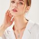 thumbnail image 3 of Teardrop Moonstone Pendant Necklace Silver Plated Vintage Neck Jewelry For Women Bridal Wedding Necklace Jewelry Gift, 3 of 4