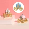 thumbnail image 3 of Minnieouse Adornos de carruaje de calabaza portátil joyero multiusos hueco delicado diseño especial organizador hogar boda Ropa, zapatos y accesorios Miscelánea Azul Minnieouse AP015859-02, 3 of 6