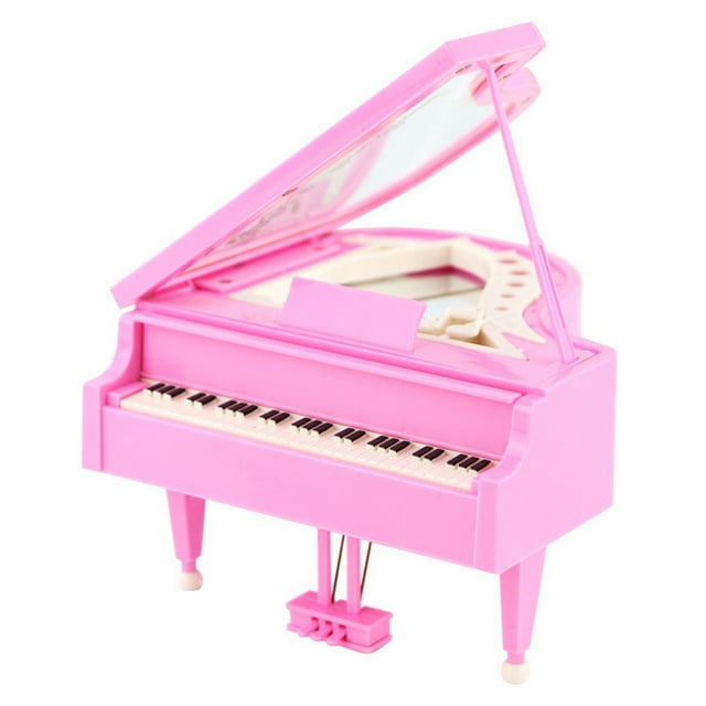 unbranded 1Ud Caja Musical Decorativa Piano Rosa Para Escritorio Y Ambiente
