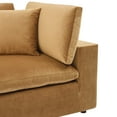 thumbnail image 6 of Accent Chair, Velvet, Brown, Modern Contemporary Urban Design, Living Lounge Room Hotel Lobby Hospitality, 6 of 7