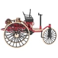 thumbnail image 4 of Adornos de modelo de triciclo clásico a escala 1:12, modelo de coche de aleación retro de alta simulación, decoración para el hogar, color rojo, 4 of 14