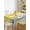White Gray Yellow, variant on Yellow Gray Table Cloth, Contemporary Oil Painted Abstract Modern Waterproof Tablecloth for Rectangle Tables, Reusable Washable Fabric Table Cover for Restaurant Kitchen Dining Tables 52"x70"