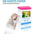 thumbnail image 2 of GREENCYCLE 1 Set Compatible for Canon KP-108IN KP108IN KP108 3 Color Ink Cassette and 108 Sheets 4 x 6" Paper Glossy Set for SELPHY CP1300 CP1200 CP910 CP760 CP800 Wireless Compact Photo Printer, 2 of 7