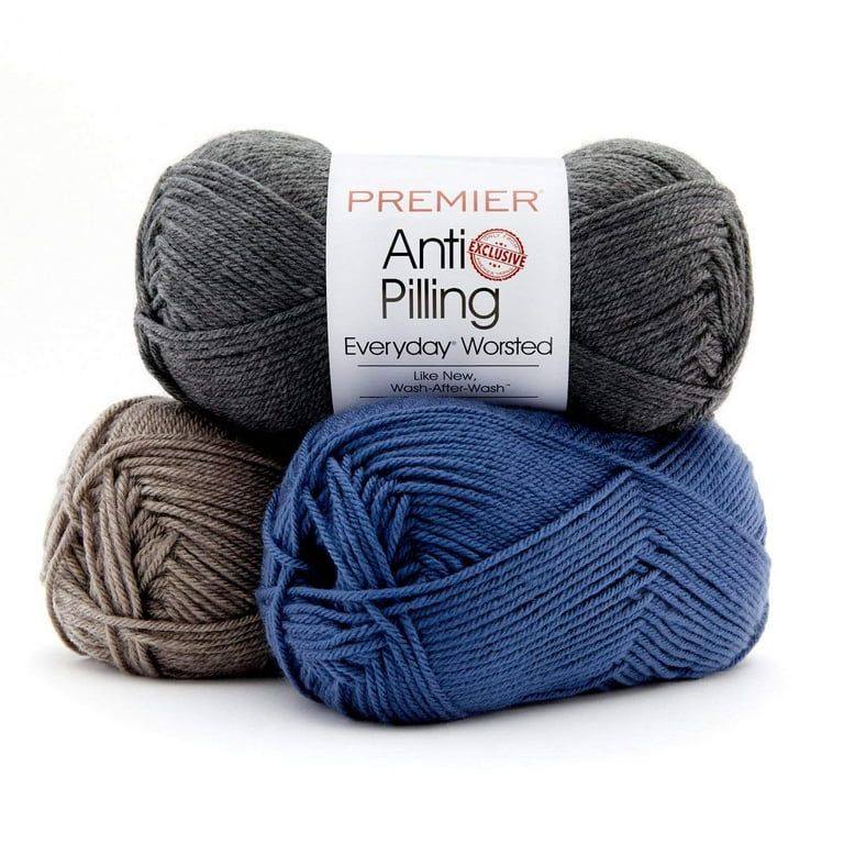 Premier Yarns Anti-Pilling Everyday Worsted Solid Yarn-Quiet Blue