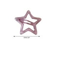 thumbnail image 3 of Girls Metal Star Hair Clips Epoxy Hairpins Hairstyle Accessories Glitter Hair Barrettes Set for Women Child, 3 of 8