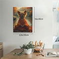 thumbnail image 2 of Gaeub Maple Leaf Meditating Chihuahua Print Canvas Wall Art for Bathrooms Bedroom,Wall Decor,Framed Artwork for Wall,Modern Wall Decorations Prints Picture,Home Decor Wall Pictures 30" x 40", 2 of 8