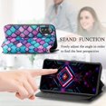 thumbnail image 3 of Compatible With Xiaomi Poco F3 Gt Case Colorful Wallet Card Slot Pu Leather Kickstand Magnetic Rfid Blocking Cover, 3 of 3