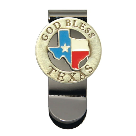 God Bless Texas Money Clip
