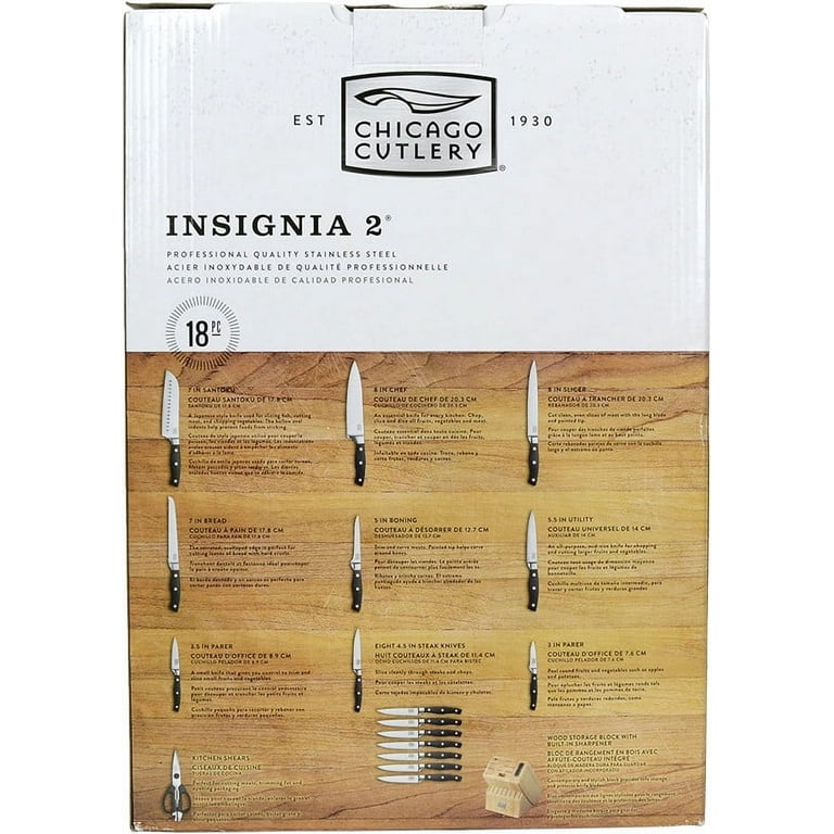 Insignia Classic 18-piece Block Set with Built-in Sharpener