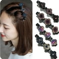 thumbnail image 3 of Sparkling Crystal Stone Braided Hair Clips for Women and Girls, 2025 New Rhinestone Hair Clips Hair Braid Clips, Easily Braided Hair Bands, Shiny Rhinestone Hair Clip, 3 of 26