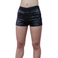 thumbnail image 6 of Tittly Lounge Shorts Women Flowy Shorts for Women Women's Sequins Shorts Elastic Waist Sparkly Straight Leg Shorts Glitter Shorts Hot Pants Sequin Shorts for Women Womens Shorts Black L, 6 of 7