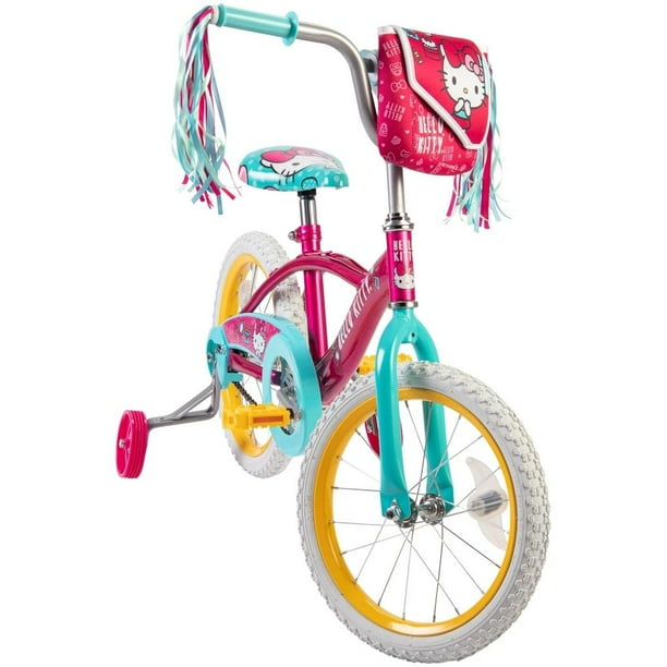 Bicicleta Infantil Huffy Hello Kitty Rodada 16 Rosa Bodega