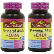 Nature Made - Prenatal Multivitamin + DHA 90 Softgels - 2 Packs