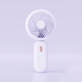 thumbnail image 2 of JHyouerji Mini Handheld Fan Purple Portable Foldable USB Rechargeable Handheld Fan for Travel Summer Vacation Outdoor, 2 of 6