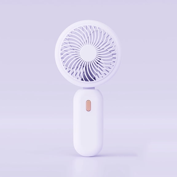 Lenkho Rechargeable Handheld Mini Fan, Portable Personal Fan with Multi-Speed Settings, Minimalist Folding Design, Ideal for Travel, Commuting, Camping, Office