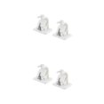 thumbnail image 1 of QualitChoice 2PCS Fishing Rod Racks Wall Mounted Pole Clamp Sturdy Clips Organizer Multifunctional Brackets Bathroom Bar Hook White 2Set, 1 of 6