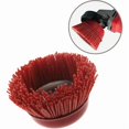 thumbnail image 4 of Abrasive Nylon Filament Steel Brush Cup Internal Thread M14x275mm Red2pcs, 4 of 5