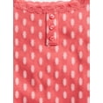 thumbnail image 3 of Weekend Academy Girls Henley Tank Top with Lace Trim, Sizes 4-18, 3 of 4