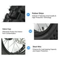 thumbnail image 3 of 14 Inch Rear Wheel Rim Tyre Assembly, Rear Wheel Rim Tire Replacement 90/100-14 Enhanced Traction 12mm Axle 420 41T Sprocket  for Motorcycle, 3 of 7