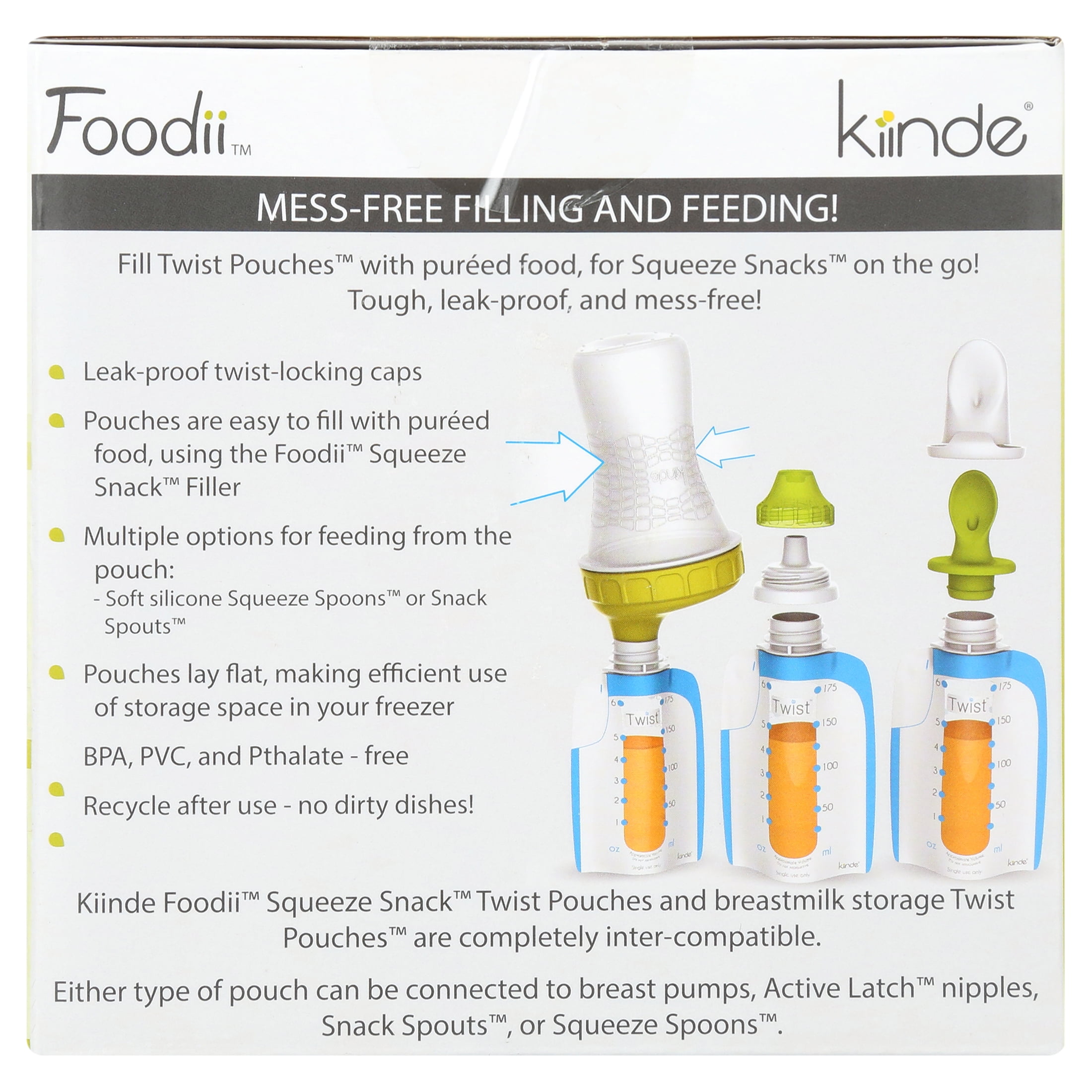 Kiinde Foodii Baby Food and Formula Storage
