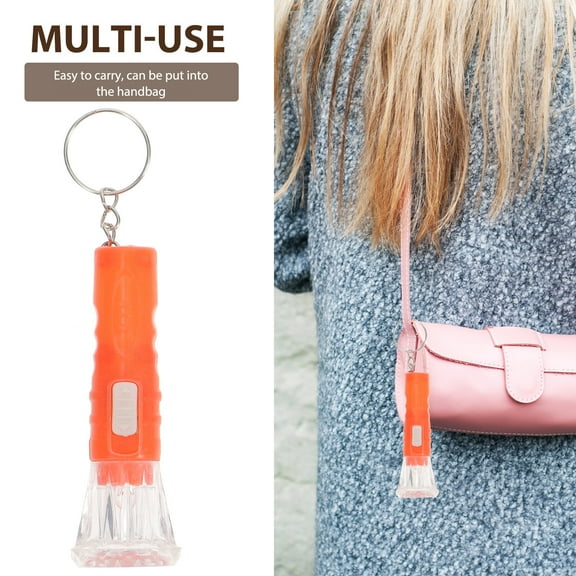 Supvox Small Pocket Keychain Flash Light Assorted Color for Camping 10Pcs