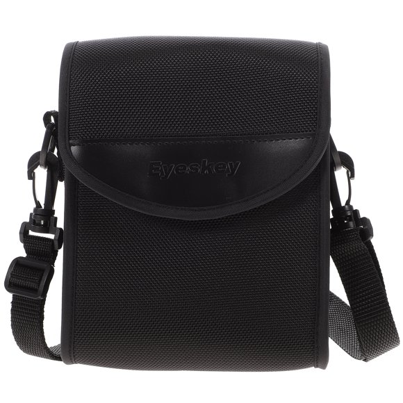 EeaseMX Bolsa de hombro portátil para binoculares, moderna bolsa de almacenamiento para telescopios, bolsa organizadora de viaje para exteriores (negra)