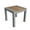 Grey/Teak Wood, variant on Anderson Teak TB-1919ST 20 in. Seville Square Side Table