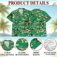 thumbnail image 5 of Netecom Funny Santa Claus Surfing Hawaiian Shirt for Men Women, Christmas in July Summer Beach Aloha Button Down Shirts, S-5XL, 5 of 6