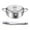 silver 24cm and clip, variant on Deep Fryer Pots Oil Frying Pan with Temperature Control Cookware Janpanese Style green 24cm