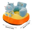 thumbnail image 2 of Children Backrest Small Chair Sofa Cover Cartoon Toy Lazy Sofa Cover Cartoon Animal Shape Sofa Cover Without Filling, 2 of 4