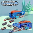 thumbnail image 2 of Dinosaur Transport With Metal Cars, City Dinosaur Ultimate Hauler Track Toy, 2 of 5