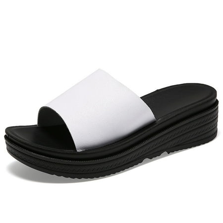 

Earlde Women s Summer Flat Slides Sandals Casual Strap Cross Slip On Sliders Beach Flat Sandals for Women Outdoor Indoor