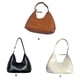 thumbnail image 3 of Bolso pequeño ligero y portátil Sonducket estilo Retro Simple para hombro media luna marrón, 3 of 6