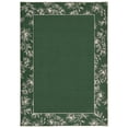 thumbnail image 2 of Garvee 9'x12' Solid Floral Area Rugs Modern Bordered Washable Rugs, Soft Non Slip Carpet Low Pile Rug for Living Room Bedroom Home Decor, Green, 2 of 9